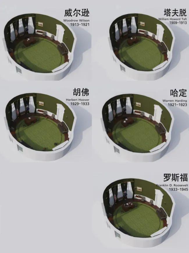 办公室”演变史！美国白宫“椭圆形(图36)