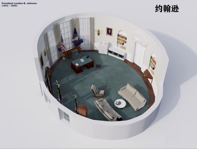 办公室”演变史！美国白宫“椭圆形(图41)