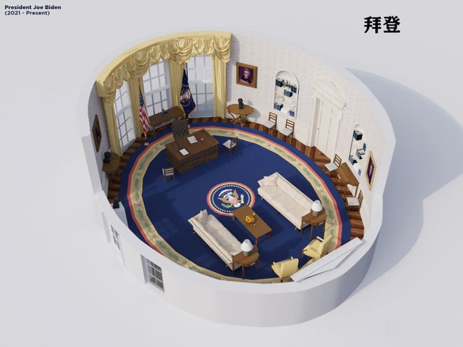 办公室”演变史！美国白宫“椭圆形(图43)